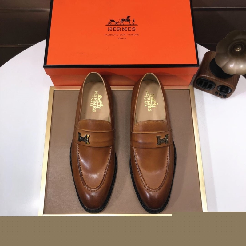 H**mes leather shoes